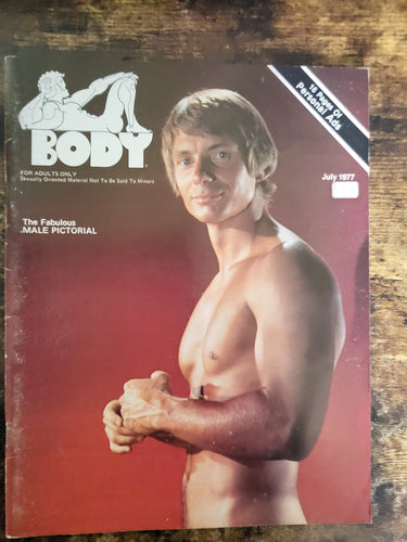 Body Magazine July 1977.. US Gay Magazine